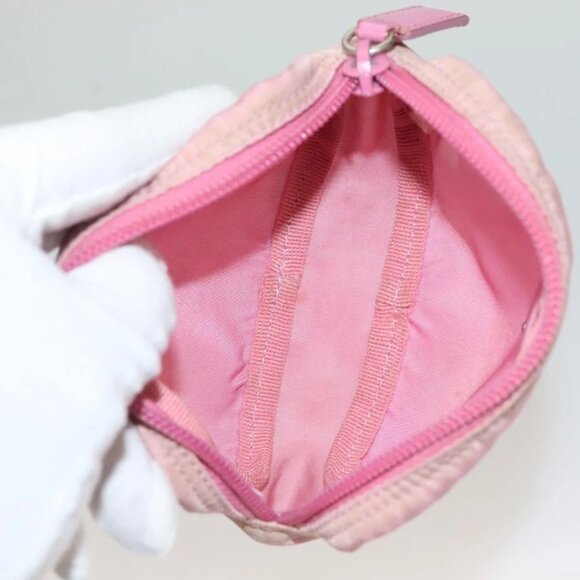 PRADA Pouch Nylon 2 Set Pink Red Auth bs28039 - Picture 15 of 15